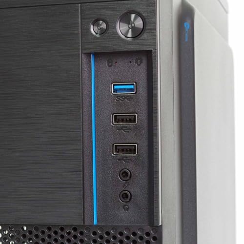Boîtier ordinateur compact pour bureau à domicile avec alimentation intégrée