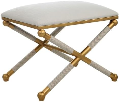 Uttermost Socialite - Small Bench-20.25 Inches Tall and 24 Inches Wide