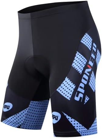 sponeed Men's Cycling Shorts Padded Bicycle Riding Pants Bike Biking Clothes Cycle Wear Tights