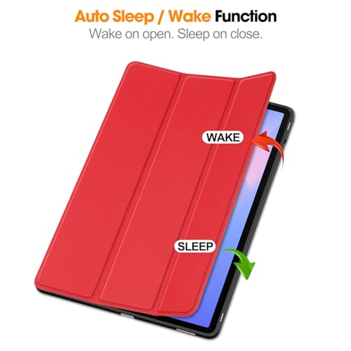 Protège-tablette Galaxy Tab S10 FE+ rouge pour dessiner avec le stylet - 2