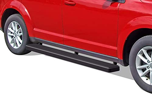 Estribos APS Premium de Acero Inoxidable Negro 6 in miniatura 4