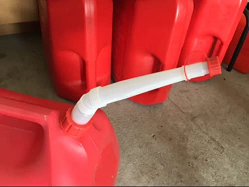 Excellent Quality 2 (Two) X Gas Can Spout Replacement Kit. Surecan 5 Gallon Gas Can And Other Fuel Containers, 1 Gallon Can, 2 Gallon Can Etc’. Suitable For Diesel Fuel Can #TOP3