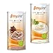 Produktbild Myline Eiweiß Pulver Protein Shake 2er Pack 2x 400g + Atlant Vital Fitness Tube (Schoko-Vanille-Tube)