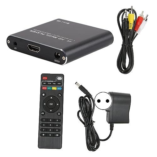 Miniatura 6 de Vbestlife Reproductor Multimedia 4k, Reproductor De Video Hd, Con Control Remoto, Reproductor Mp4 Digital, Para Interfaz Multimedia Hd, Tarjetas De Almacenamiento Usb Av Negro