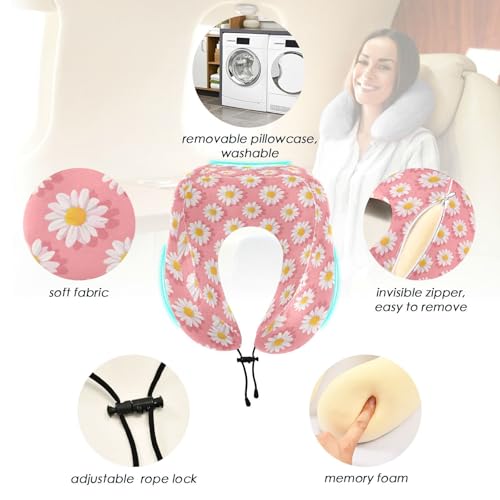 Almohada de viaje espuma viscoelástica tamaño único miniatura 2