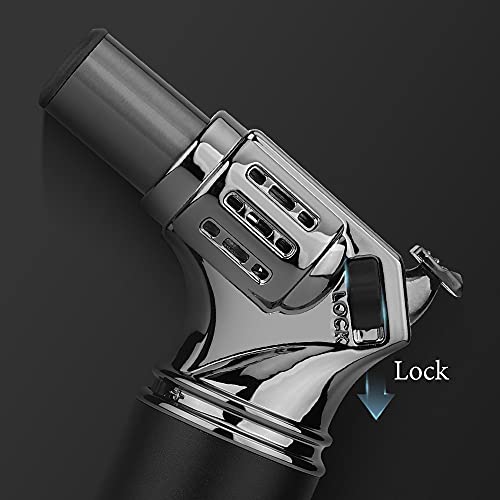 PIPITA Blow Torch, Keuken Koken Torch Aansteker, Verstelbare Vlam Hervulbare Butaan Gas Aansteker, Perfect voor Bakken, DIY Ambachten Koken BBQ Brulee en meer (Butaan Niet Inbegrepen) - Image 8