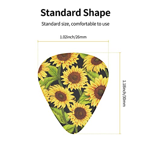 Médiators Guitare Lot de 12 Médiators Tournesol Pour Guitare Électrique Guitare Acoustique Diverses Guitares - Les Beatles, Paul McCartney, John Lennon, RIngo Starr, George Harrison Médiators Guitare Lot de 12 Médiators Tournesol Pour Guitare Électrique Guitare Acoustique Diverses Guitares – Image 4