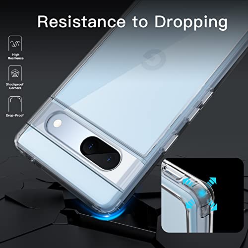 Image of JETech Case for Google Pixel 7a, Anti-Yellowing, Clear