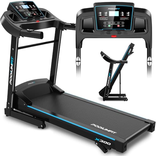 Esteira Eletrica Podiumfit X300 - Silenciosa - Dobrável - 12 km/h - 2.0 HPM