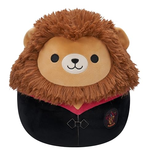 Squishmallows SQWB00322 - Harry Potter Gryffindor Löwe in Hogwarts Robe 25 cm offizielles Jazwares Plüsch superweiches Kuscheltier