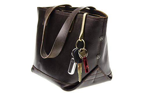 Image of Lucky Line Key Holder Utilicarry Fish Hook Key Carrier, Antique Brass, 1 Perf Pack (U14201)