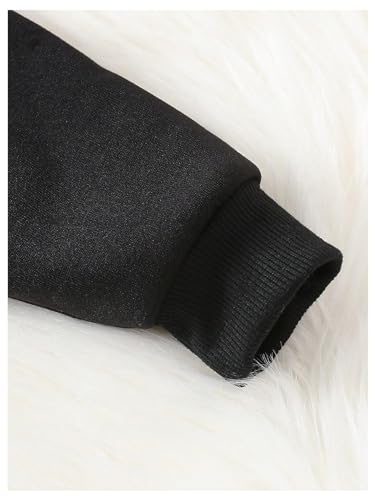 Floerns Girl's 3 Pcs Letter Print Long Sleeve Drop Shoulder Pullover Crewneck Sweatshirts4