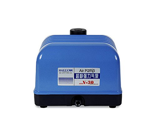 Potenza massima 1800 ltr/ora Aquarline Hailea V-30 - Pompa ad aria per laghetto/acquario, 1800 litri/ora