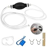 Geetamoor Handpumpe Umfüllpumpe Benzin Wasser Öl mit 2M Schlauch Tragbare Saugpumpe Vakuumpumpe Manuelle Kraftstoffpumpe Für Wasser, Benzin, Öl, Alkohol, Flüssigkeitstransfer Pumpe (1)