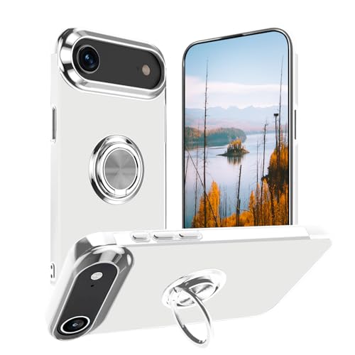Coque transparente iPhone 17 Air silicone souple avec bague de maintien