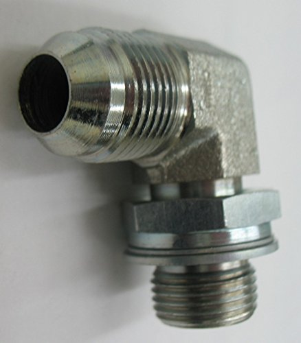 AF 9069-06-14 - 3/8 Male JIC (9/16''-18 Threads) X 14mm x 1.5 Male Metric 90 With O-Ring