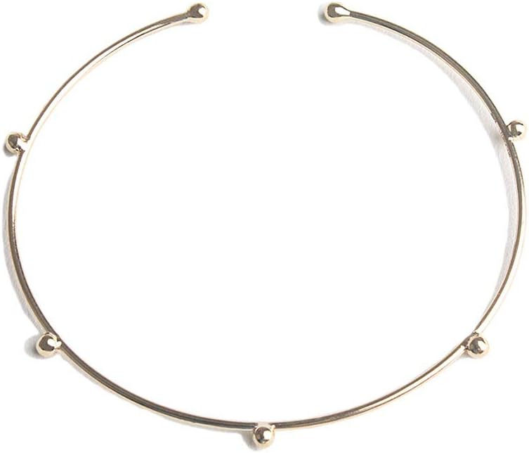 Fairy Collection 14K Yellow Gold 5-Ball Magic Cuff 5.5 inches …