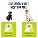 BOT Automatischer Ballwerfer für Hunde, inkl. 3Stk Hundebälle. Interaktives Hundespielzeug für Zuhause und Draußen (Ifetch Maxi 6.4cm)