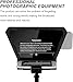 GVM Teleprompter Portable for iPad, Tablet, Smartphone & DSLR Cameras, Teleprompter Kit with Remote Control & Flexible Holder, teleprompter for Smartphone APP Compatible with iOS/Android