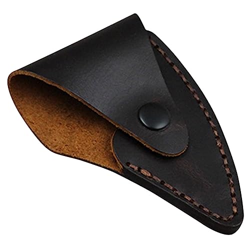BESPORTBLE Ax Blade Protective Cover Hatchet Head Protective Sleeve Leather for Outdoor