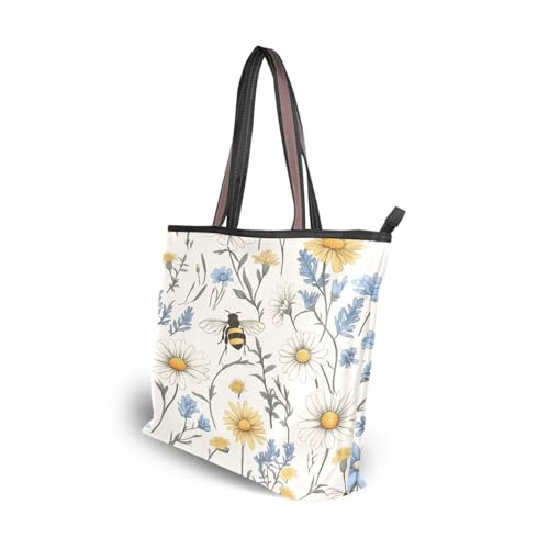 Image of Women Turtle Tote Bag Polyester Handbag Zippered Tote Bag Turtle Tote Purses,Summer Beach Tote Bag