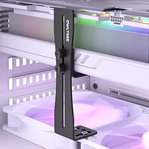 OwlTree Soporte para GPU, soporte para tarjetas gráficas, soporte de hundimiento, ventiladores de 4.7 in y 5.5 in (0.24 a 4.92 pulgadas)