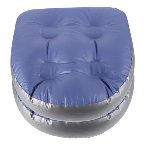 FRCOLOR Thickened Bathtub Seat Cushion Inflatable for Spa Sauna Shower Bath Tub Portable with Suction Cups