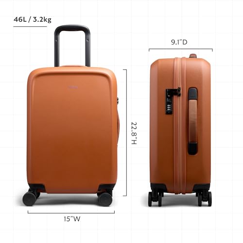 Bellroy Transit Carry-On Plus (46L carry-on luggage, with hard shell and removable packing cells) - Bronze2
