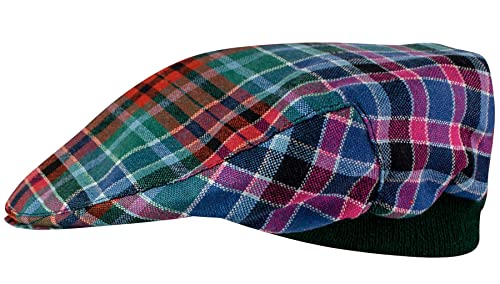 Casquette plate tartan Gordon Red Ancient taille unique élastique unisexe