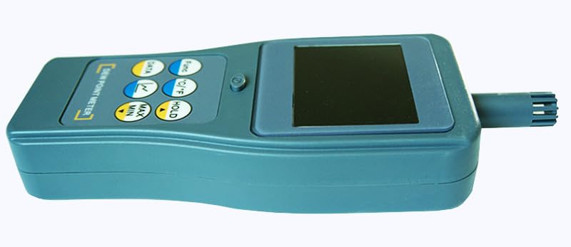 Dewpoint Meter Dew Point Instrument Ambient Thermometer Handheld with Six Measurement Parameters Ambient/Dew Point/Wet Bulb Temperature, Relative/Absolute Humidity and PPMv