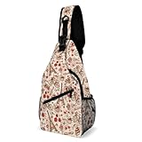  Zxlophysis Borsa a tracolla, borsa a tracolla con palma hawaiana, borsa a tracolla per viaggi, shopping, sport, Torre Eiffel di Parigi., 38x20cm