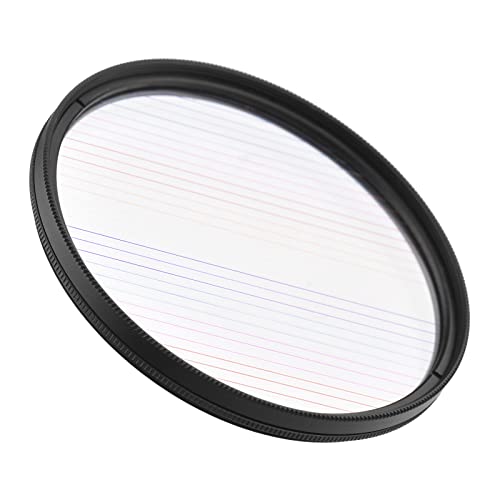 Eastdall Filtro de lente arco-íris de 77 mm de efeitos especiais Filtro óptico anamórfico de vidro p