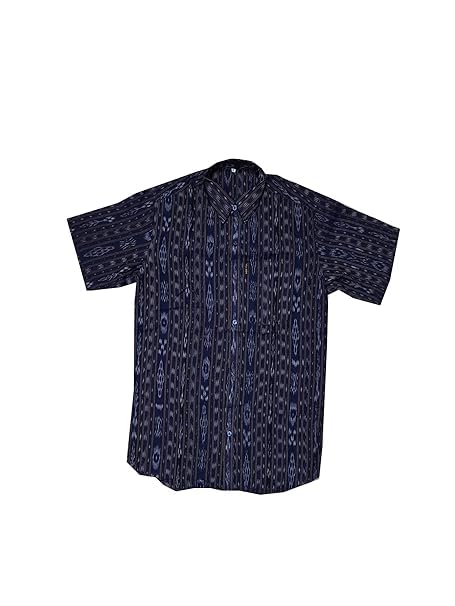 Image of Odisha Handloom 100% Pure Cotton unstitched Sambalpuri Pasapali Shirt fabric for Men /Boys Odisha Traditional kurta Soft & Breathable Natural Cotton fabric