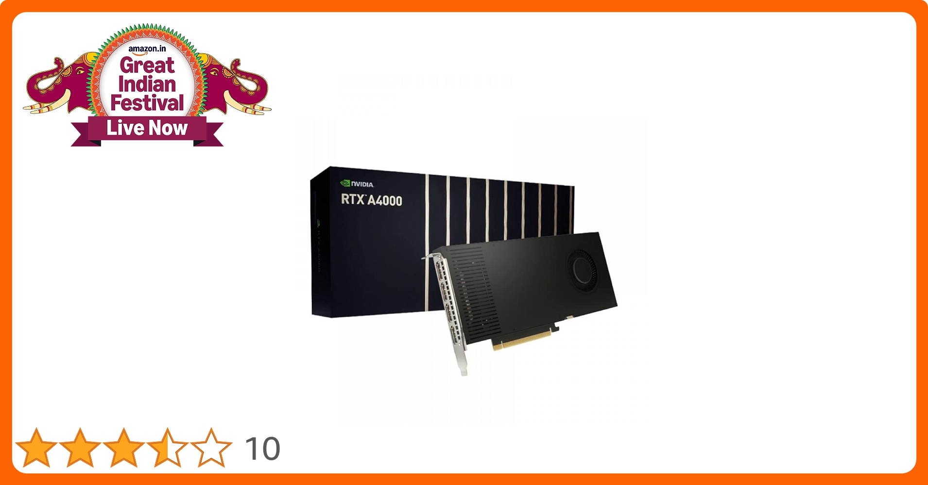 Amazon.in: Buy nVidia pci_e RTX A4000 with 16GB of GDDR6