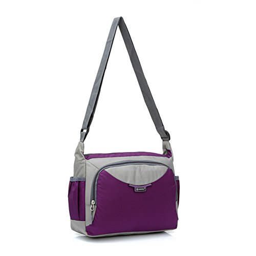 Sacs d'école et de sport en nylon étanche sac à bandoulière diagonal pour couple