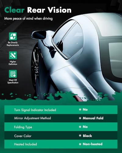 image for Scitoo Side View Mirrors Fit For 1988-1999 For Chevy C1500 C2500 C3500