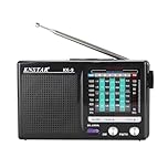 Portable Radio Retro FM AM Radio 2AA Battery Operated Radio with Speaker & Headphone Jack for Household Outdoor Camping Hiking Pocket Radio