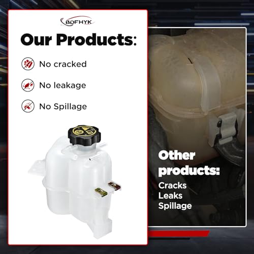 Image of BDFHYK Engine Coolant Expansion Reservoir Overflow Tank Compatible with Chevy Spark 2013-2015 Replace 95352005 42620261 13502354 3014153