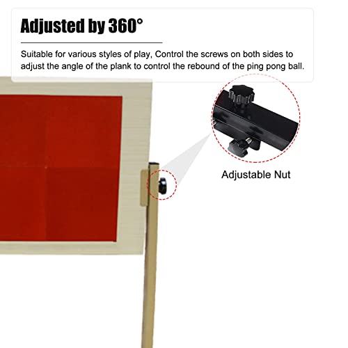 LLAA Tischtennis Rebound Tafel Fachmann Tischtennis-Rebound-Board Mit Ständer Und Rad, Freistehend Single Self Ping Pong Training Springback-Maschine, (Color : Black)