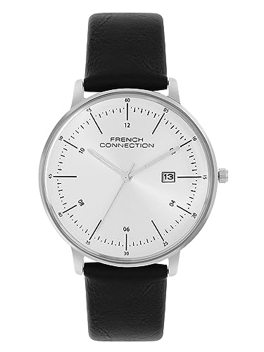 French Connection Spring-Summer 2023 Analog Silver Dial Mens Leather Watch-Fcn00094B (B0C6GWWYNT) Amazon Price History, Amazon Price Tracker