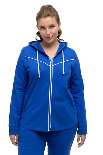 Chaqueta de sudor para mujer Ulla Popken con vivos en contraste, ideal para tus días activos