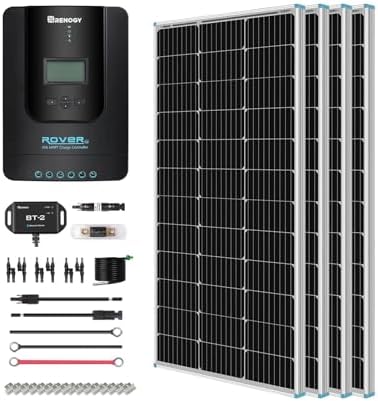 Renogy 400 Watt 12 Volt Premium 4 Pcs 100W Panel+40A MPPT Charge ...