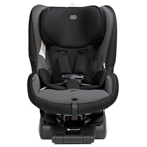 Image of PEG Primo Viaggio Convertible Kinetic - Reversible Car Seat - Crystal Black | Rear Facing for Children 5 to 45 lbs and Forward Facing for Children 26.5 to 65 lbs - Made in Italy