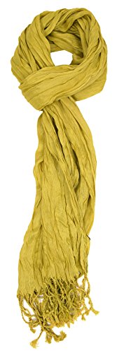 Love Lakeside-Women's Must Have Solid Color Crinkle Scarf