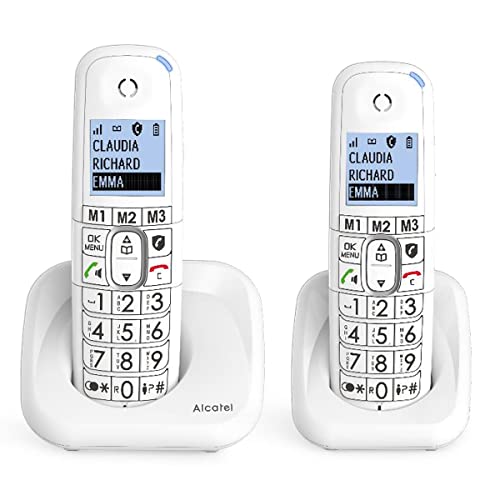 TELEFONO INALAMBRICO DECT VERSATIS XL 785 Duo Te. Gran ALCATEL (Reconditionné)