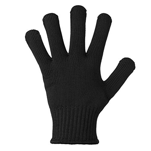 Luvas esportivas, Andoer Luvas de aço de proteção Luvas resistentes a cortes Luvas de segurança de 5