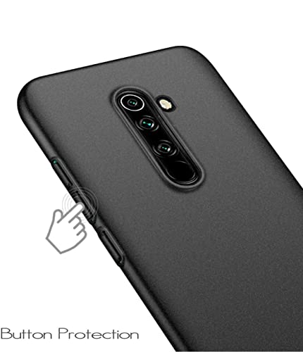 Image of Mobile Back Cover Case for Realme X2 Pro (Silicone Case|CameraProtection|Black SC1510)