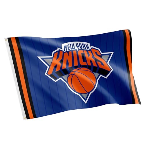 Desert Cactus New York Knicks Flag NY NBA 100% Polyester Indoor Outdoor 3x5 feet National Basketball Association Team Flags (Flag City Edition 2023 B)