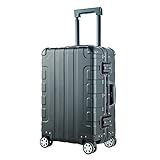 24-inch Aluminum-Magnesium Alloy Carry-on Hardside Suitcase Hard Shell Luggage, Built-In TSA Lock,...