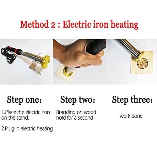 Custom Electric Wood Branding Iron, Personalized Heat Stamp/Design Stamp/Custom Stamp 200W 110V (1